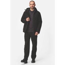 Regatta Navigate 100% Waterproof Jacket Black/Seal Grey Large Size 41.5" Chest