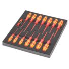 Wera 9711 (1) Foam Insert Mixed  VDE Screwdriver Set 16 Pcs