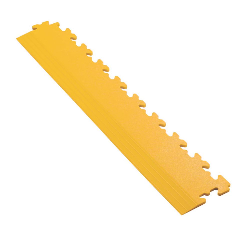 Ecotile ESD X-Joint 7mm Interlocking Ramp Edges Yellow 497mm x 90mm 2 ...