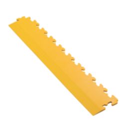 Ecotile ESD X-Joint 7mm Interlocking Ramp Edges Yellow 497mm x 90mm 2 Pack