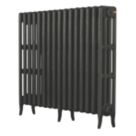 Arroll 760mm x 874mm 4340BTU Pewter Cast Iron 4 Column Radiator