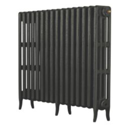Arroll 760mm x 874mm 4340BTU Pewter Cast Iron 4 Column Radiator