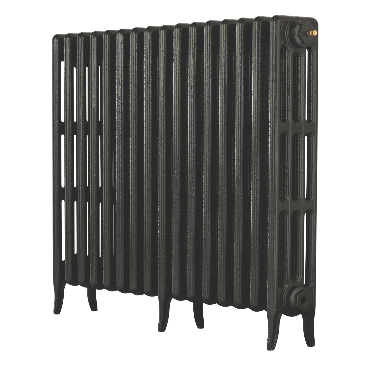 Arroll 760mm x 874mm 4340BTU Pewter Cast Iron 4 Column Radiator (6673F)