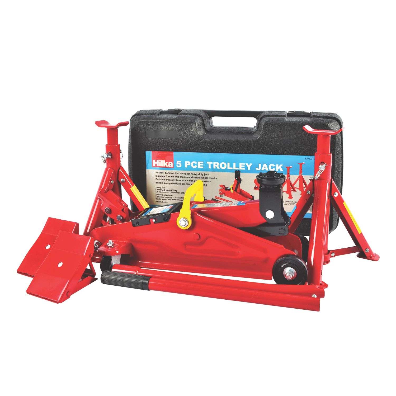 Hilka Pro-Craft 2 Tonne Trolley Jack Combi Kit (66742)