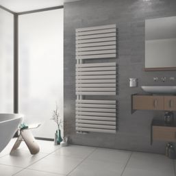 Ximax 1164mm x 600mm 2203BTU White Flat Designer Towel Radiator