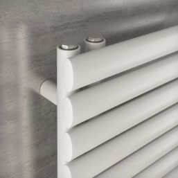 Ximax 1164mm x 600mm 2203BTU White Flat Designer Towel Radiator
