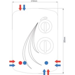 Triton Enrich Black/Chrome 9.5kW  Manual Electric Shower