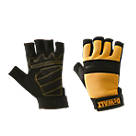 DeWalt Performance DPG23L Fingerless Gloves Black / Yellow Large