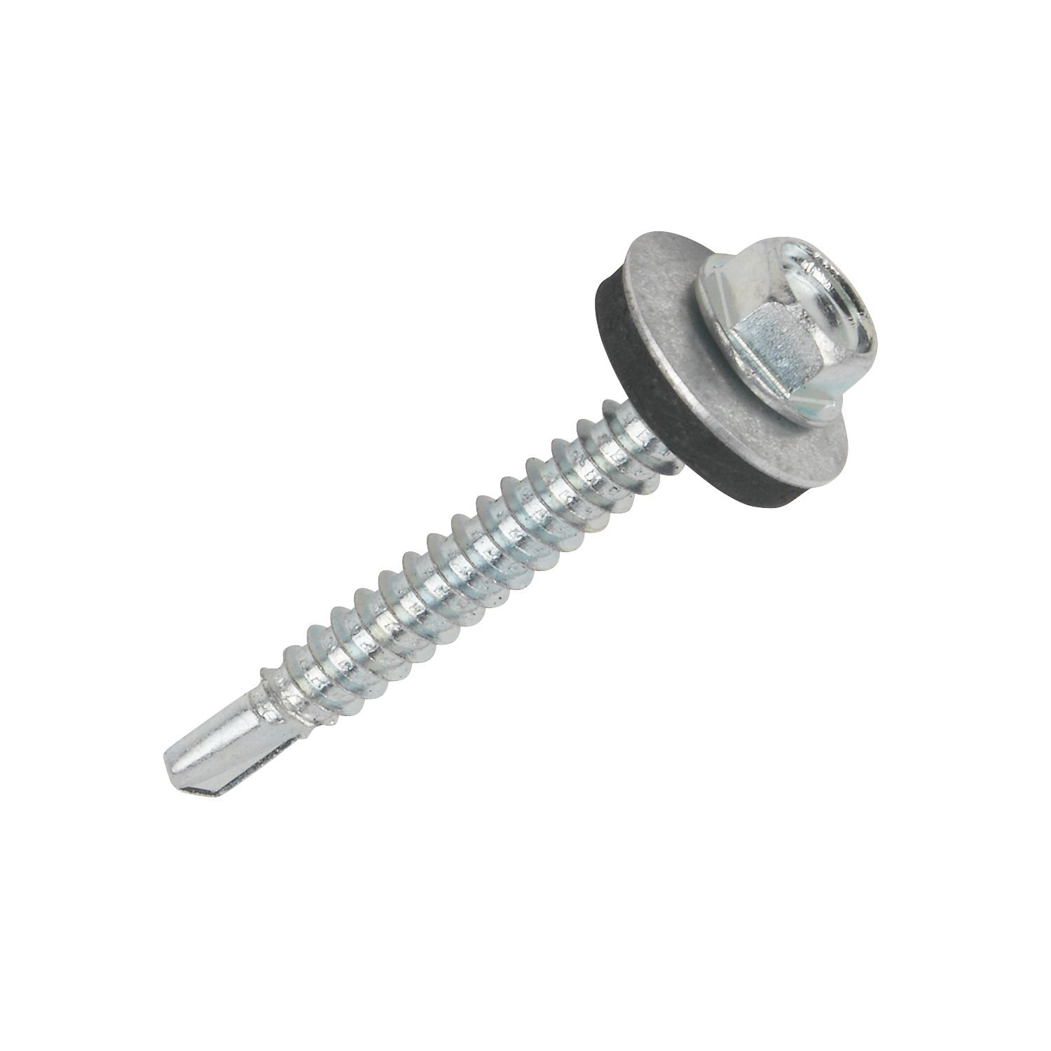 Easydrive Flange Self Drilling Screws with Washers 5.5mm x 38mm 100 Pack (66798)