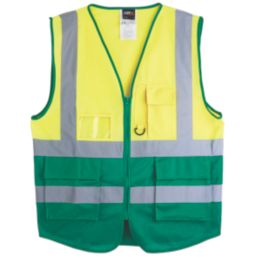 Pro RTX High Visibilty Executive Waistcoat Yellow / Paramedic Green Medium 40" Chest
