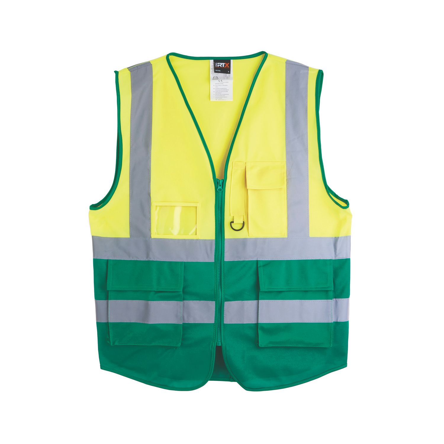 Pro RTX High Visibilty Executive Waistcoat Yellow / Paramedic Green Medium 40" Chest (667AL)