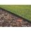 Apollo Metal Lawn Edge Kit (Straight) Matt Black Powder Coated 0.91m