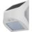 Luceco Prysm
 Outdoor LED Solar-Powered Wall Light, USB Rechargeable With PIR Sensor White 300lm