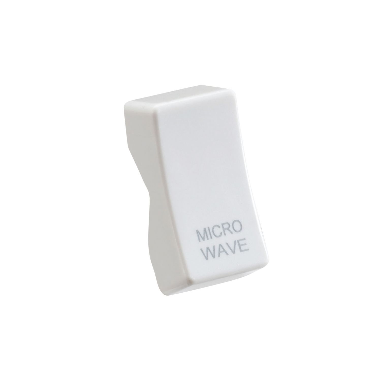 Knightsbridge 'MICROWAVE' Switch Cover White (667CR)