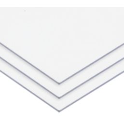 Radmat Building Materials Polycarbonate Clear Glazing Sheet 2000mm x 1000mm x 2mm 3 Pack