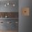 Varilight  10A 1-Gang 2-Way Light Switch  Brushed Bronze
