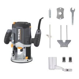Titan TTB1337ROU 1200W 6mm & 8mm  Electric Router 220-240V