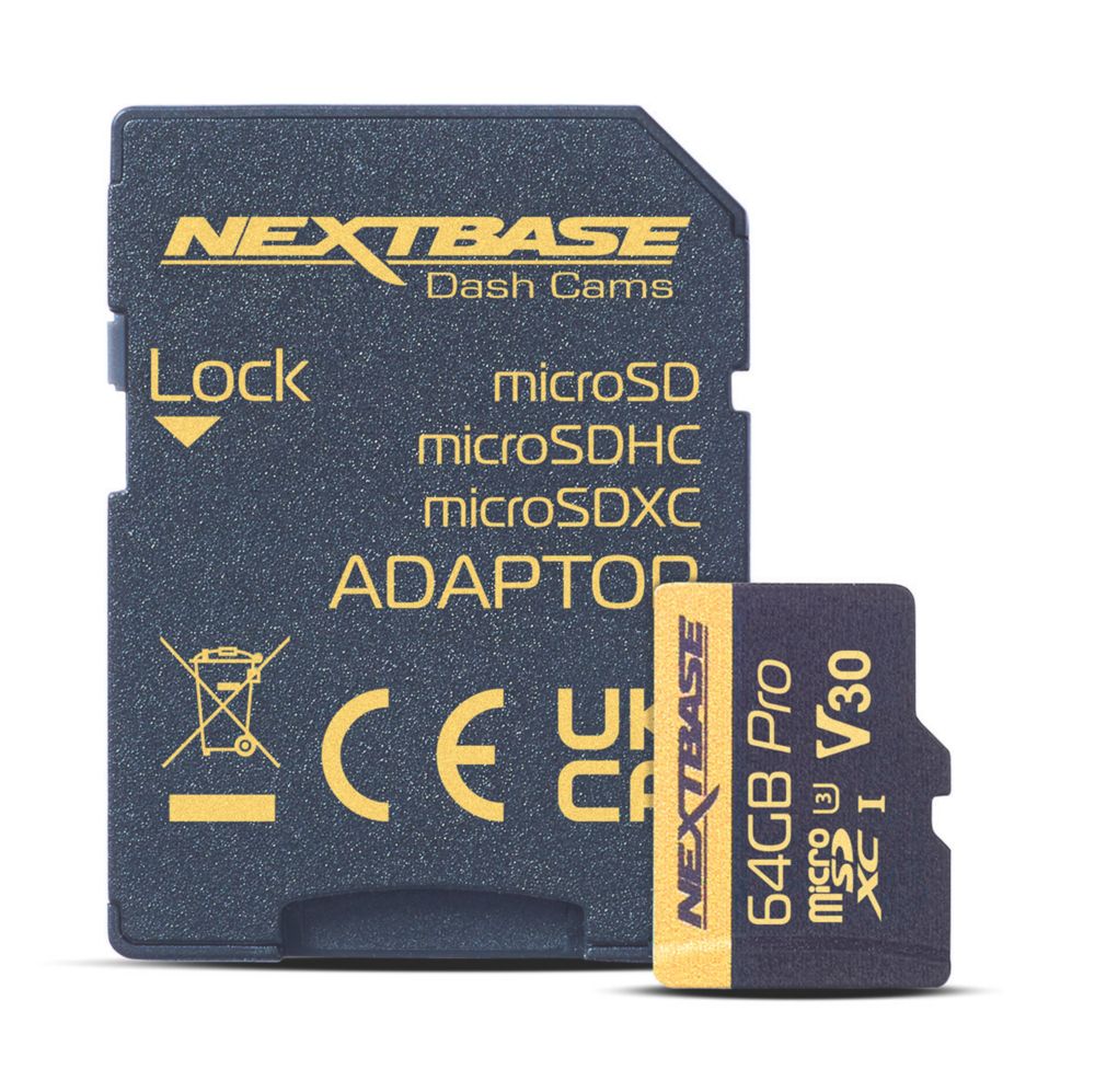 NEXTBASE NBDVRS2SD64GBU3 64GB microSD Card Screwfix