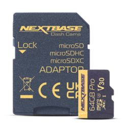 NEXTBASE NBDVRS2SD64GBU3 64GB microSD Card - Screwfix