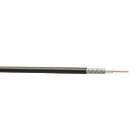 Time RG6 Black 1-Core Round Coaxial Cable 25m Drum