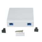 Labgear 2 Port Mount Box With Twin SC Adaptor