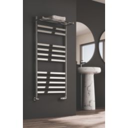 Reina 1120mm x 530mm 1196BTU Stainless Steel Flat Designer Towel Radiator
