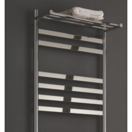 Reina 1120mm x 530mm 1196BTU Stainless Steel Flat Designer Towel Radiator