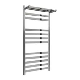 Reina 1120mm x 530mm 1196BTU Stainless Steel Flat Designer Towel Radiator