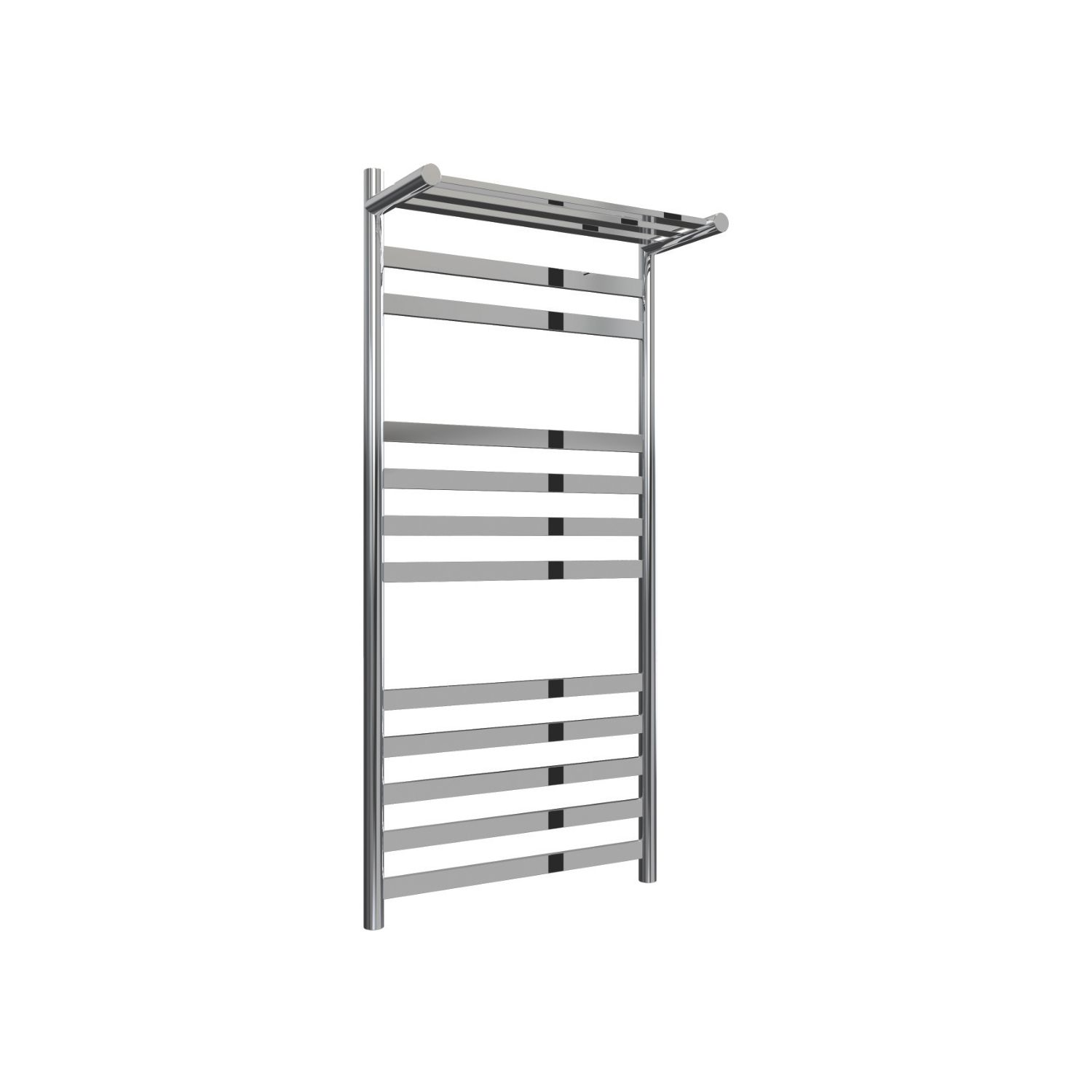 Reina 1120mm x 530mm 1196BTU Stainless Steel Flat Designer Towel Radiator (667LG)