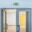 Sylvania LiFeSafe Indoor & Outdoor Maintained or Non-Maintained Emergency Rectangular LED Bulkhead Light with Exit Arrows White 3W 165lm