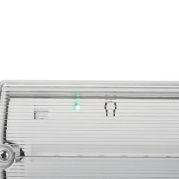 Sylvania LiFeSafe Indoor & Outdoor Maintained or Non-Maintained Emergency Rectangular LED Bulkhead Light with Exit Arrows White 3W 165lm