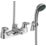 Refurb Bristan Cadet Chrome 80mm Deck Mounted Dual Control Manual Shower Mixer Tap