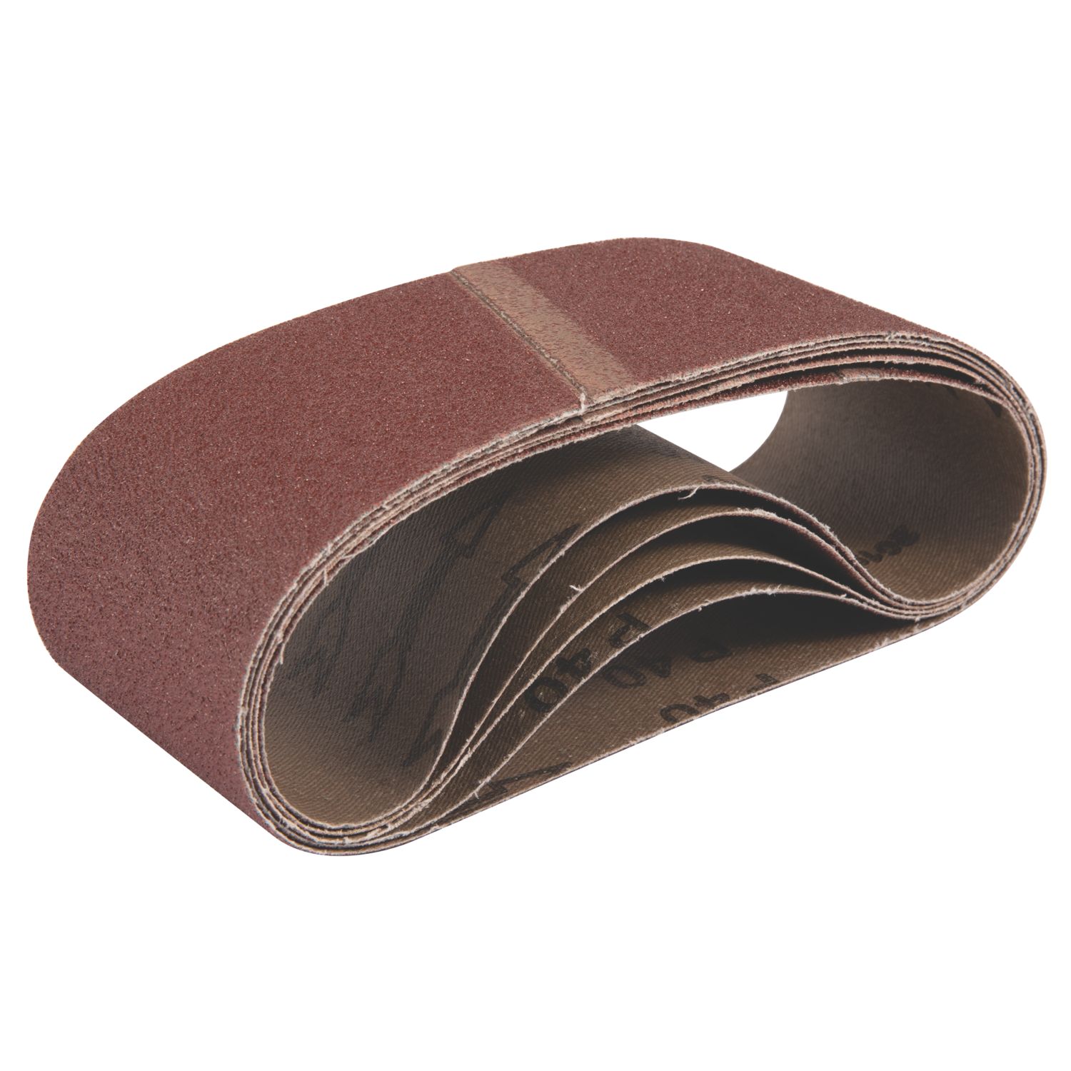 Titan 40 Grit Multi-Material Sanding Belts 457mm x 75mm 5 Pack (667PG)