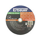 Erbauer  Stone Cutting Discs 9" (230mm) x 2.5mm x 22.2mm 5 Pack