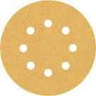 Bosch Expert C470 60 Grit 8-Hole Punched Wood Sanding Discs 125mm 50 Pack