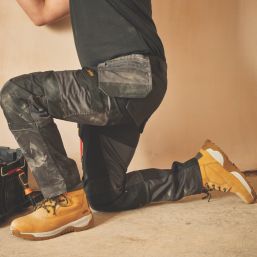 Site Brochman Stretch Holster Pocket Trousers Black/Grey 38" W 32" L