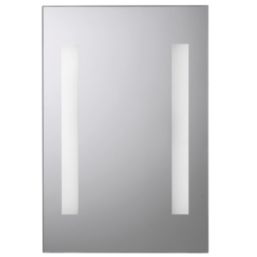 Croydex Malham  Battery-Powered Rectangular Illuminated Mirror With 413lm LED Light 300mm x 450mm