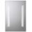 Croydex Malham  Battery-Powered Rectangular Illuminated Mirror With 413lm LED Light 300mm x 450mm
