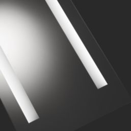 Croydex Malham Battery-Powered Rectangular Illuminated Mirror With ...