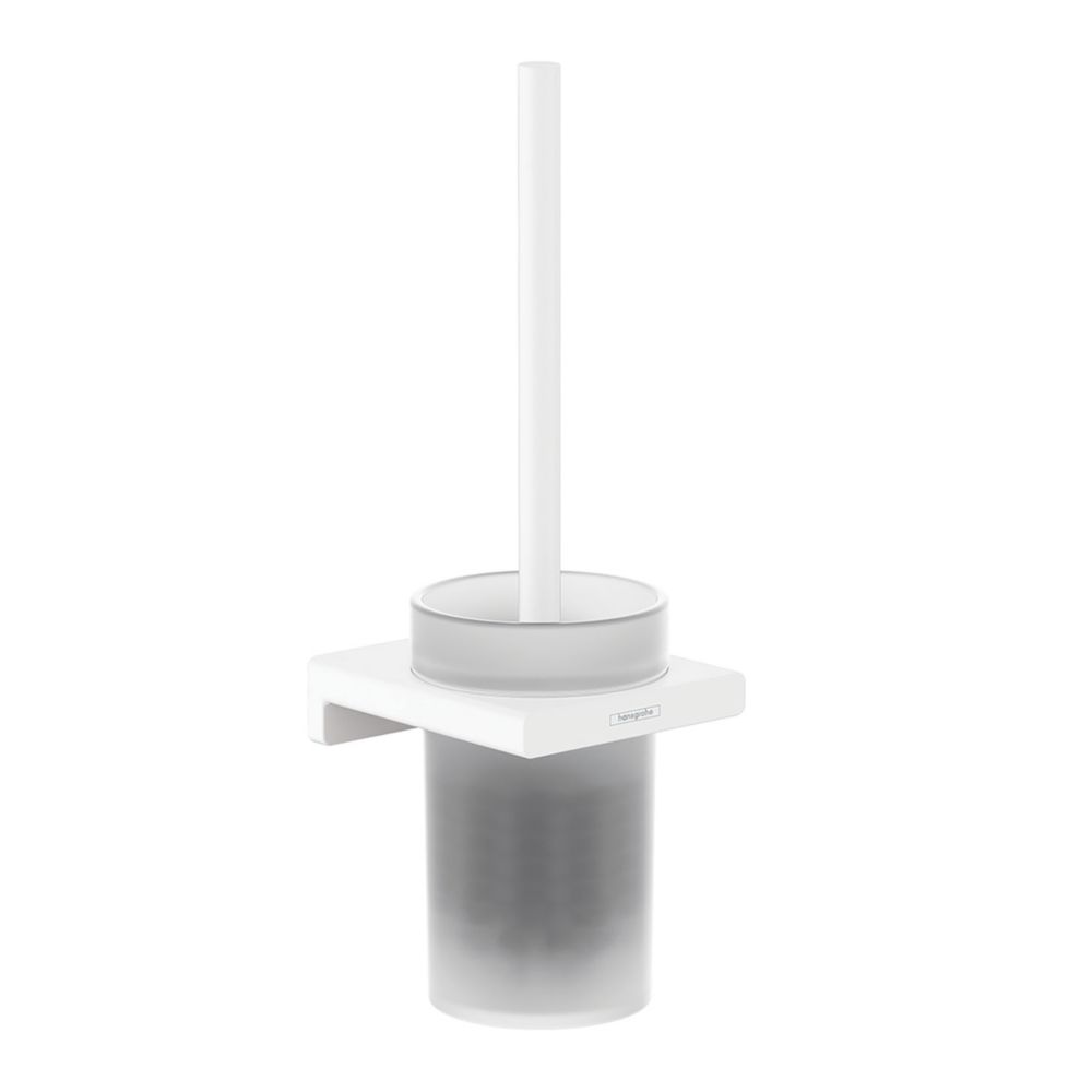 Maison by Premier White Acrylic And Crystal Toilet Brush
