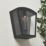 Zink Artemis Outdoor Wall Light Fitting Black