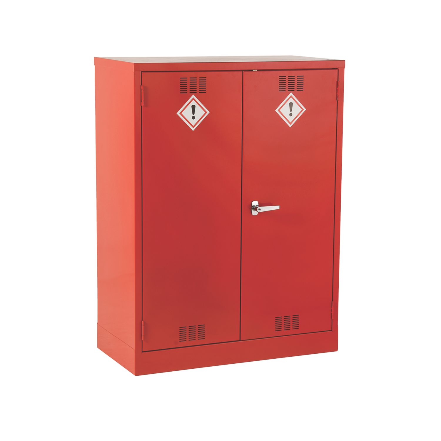 Barton 2-Shelf Pesticide Cabinet Red 915mm x 457mm x 1219mm (667VV)