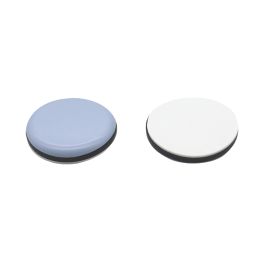 Essentials Grey Round Self-Adhesive PTFE Glides 40mm x 40mm 20 Pack