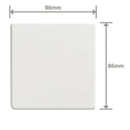 Varilight  1-Gang Blanking Plate Ice White