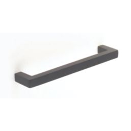 Select HA4018C Handle - Square Bar Matt Black 136mm 2 Pack