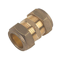 Flomasta   Compression Equal Couplers 22mm 2 Pack
