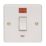 Crabtree Capital 20A 1-Gang DP Fan Isolator Switch White with Neon