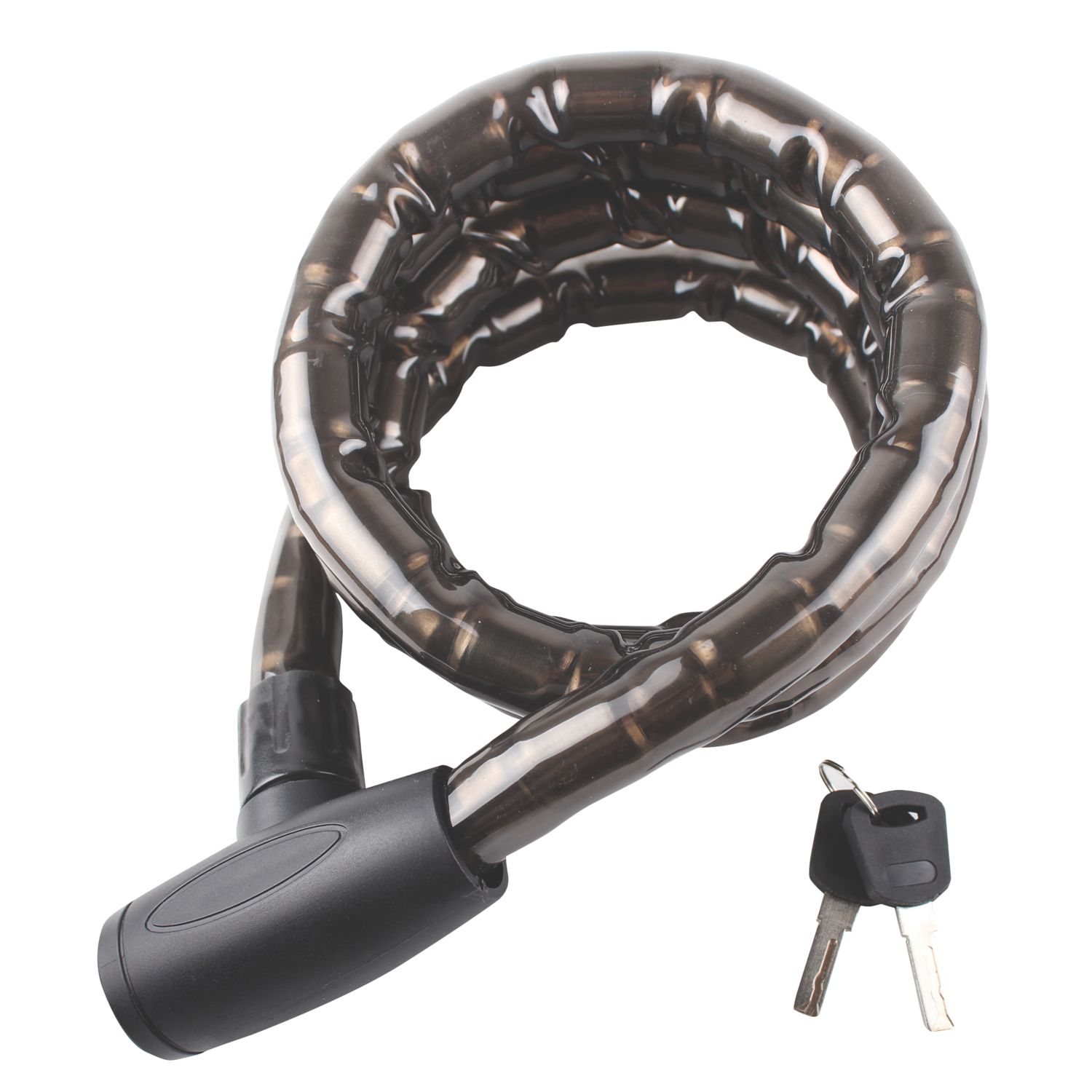 Smith & Locke Metal & Plastic Armoured Security Cable 2m x 22mm (6686X)