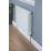 Acova 300mm x 812mm 1857BTU White Horizontal 3 Column Radiator