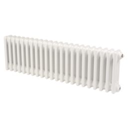 Acova 300mm x 812mm 1857BTU White Horizontal 3 Column Radiator